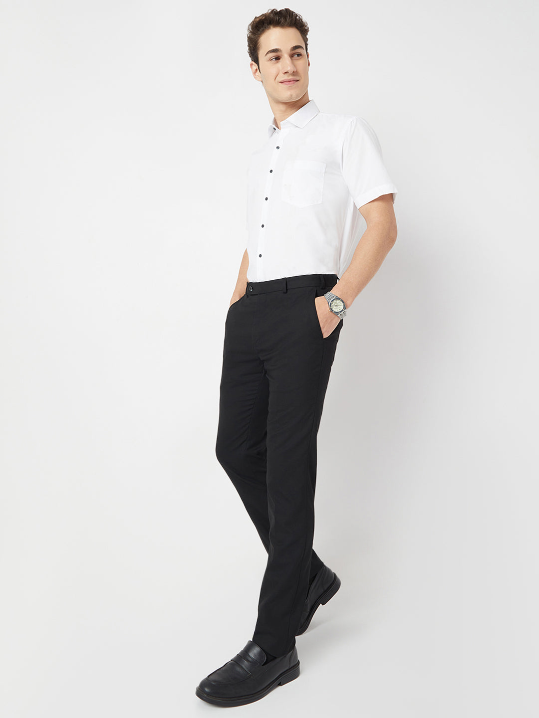 Wrinkle Free Half Sleeve Shirt