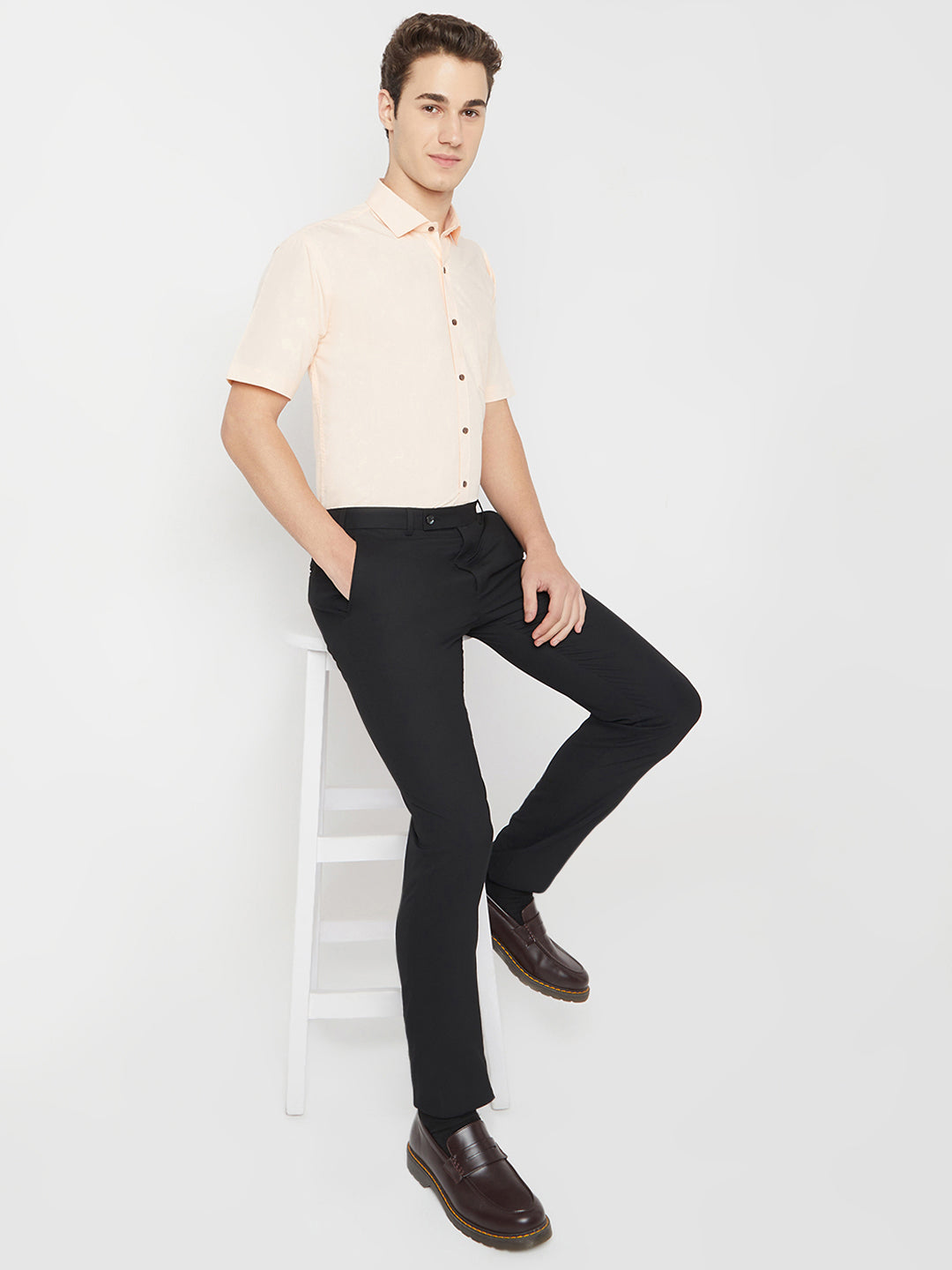 Wrinkle Free Half Sleeve Shirt