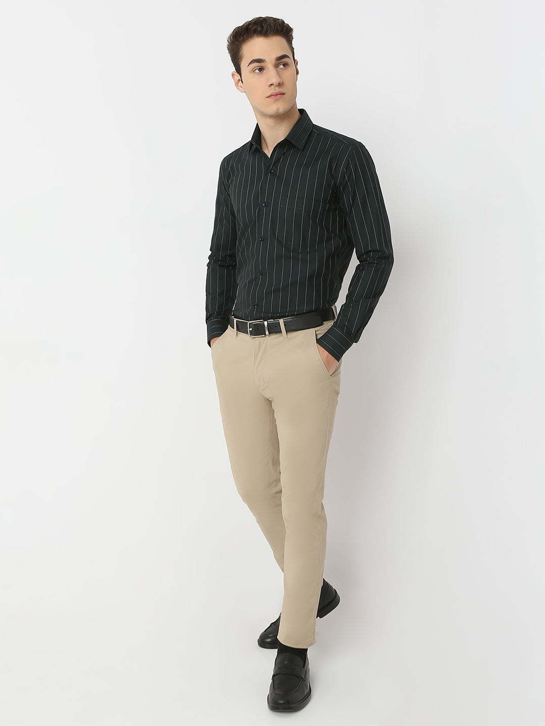 Herringbone Striped Shirt