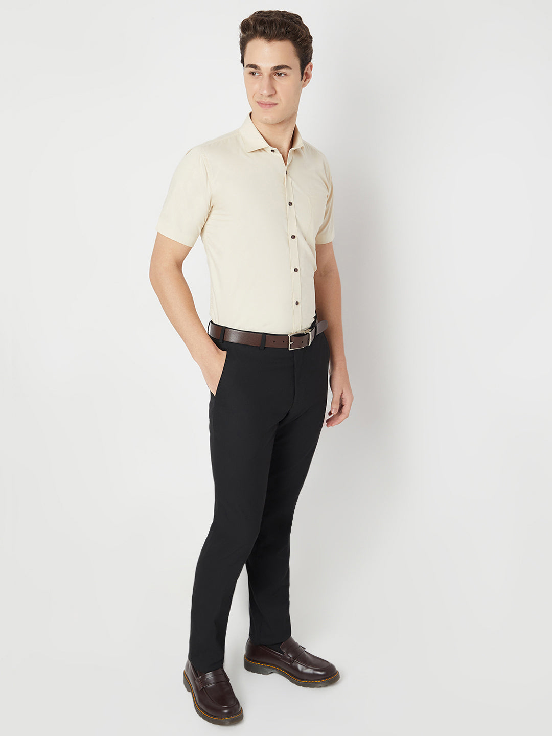 Wrinkle Free Half Sleeve Shirt