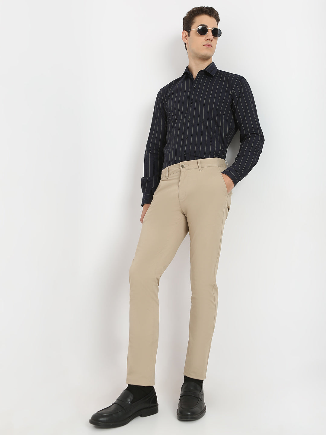 Herringbone Striped Shirt