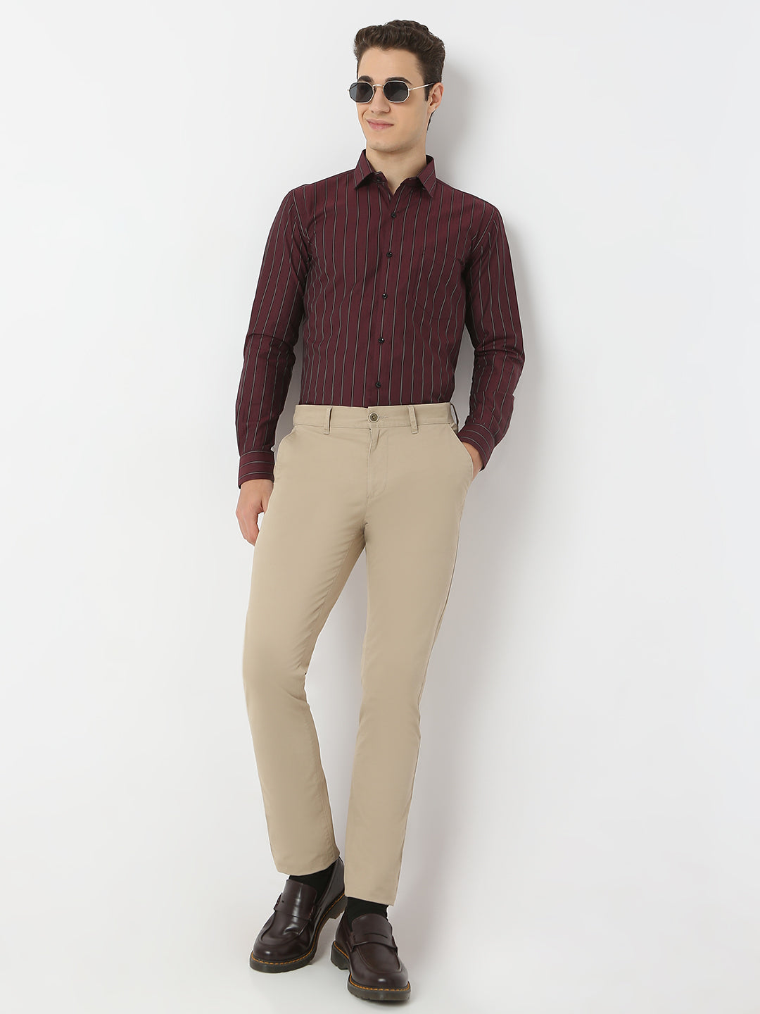 Herringbone Striped Shirt