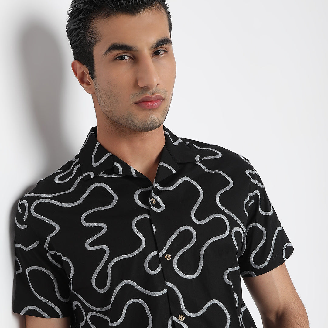 Cuban Embroidered Shirt