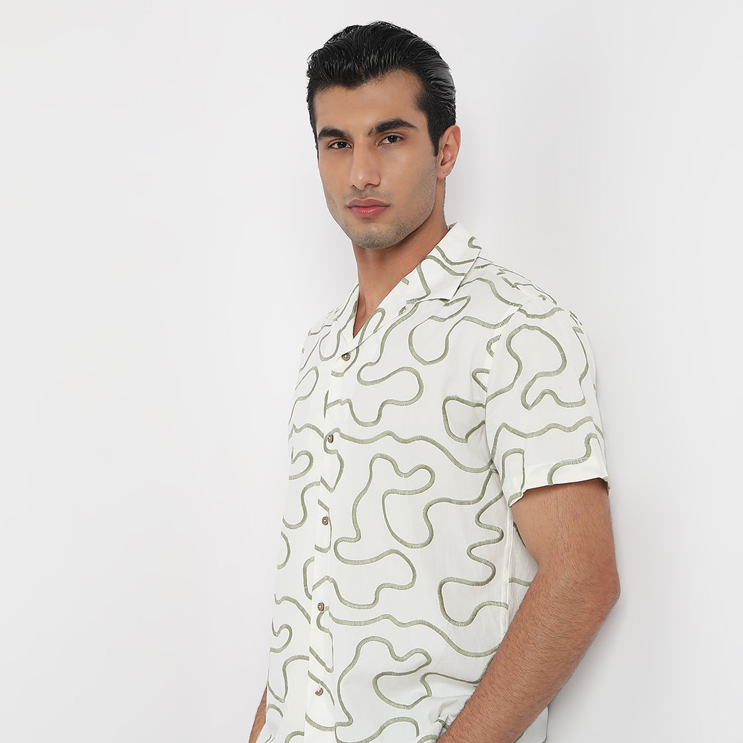 Cuban Embroidered Shirt