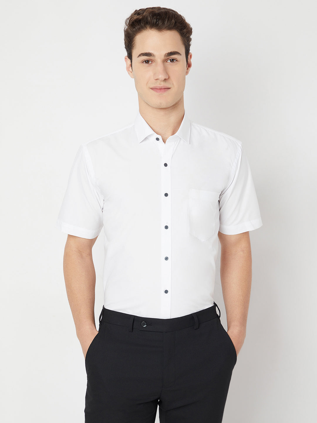 Wrinkle Free Half Sleeve Shirt