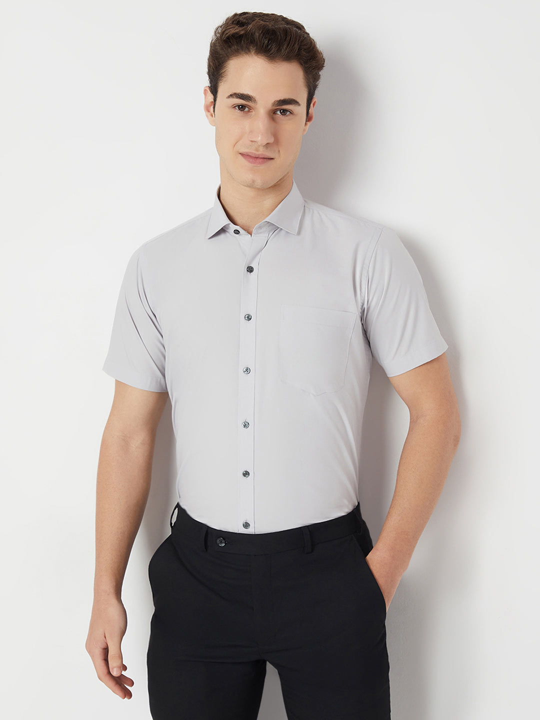 Wrinkle Free Half Sleeve Shirt