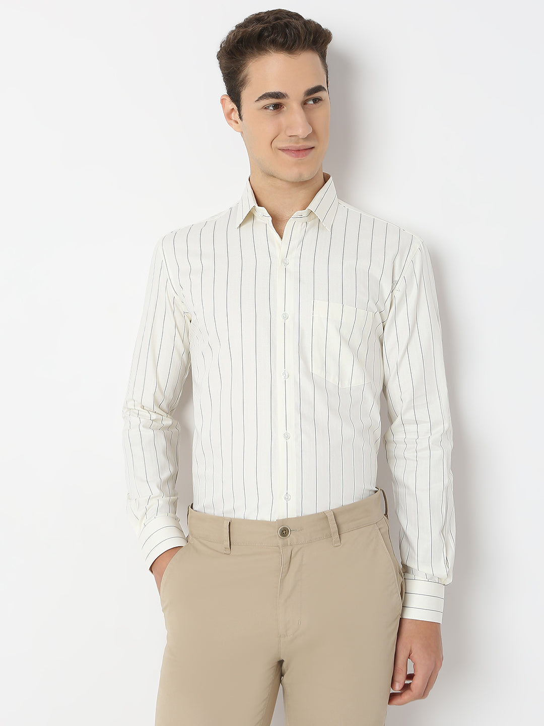 Herringbone Striped Shirt