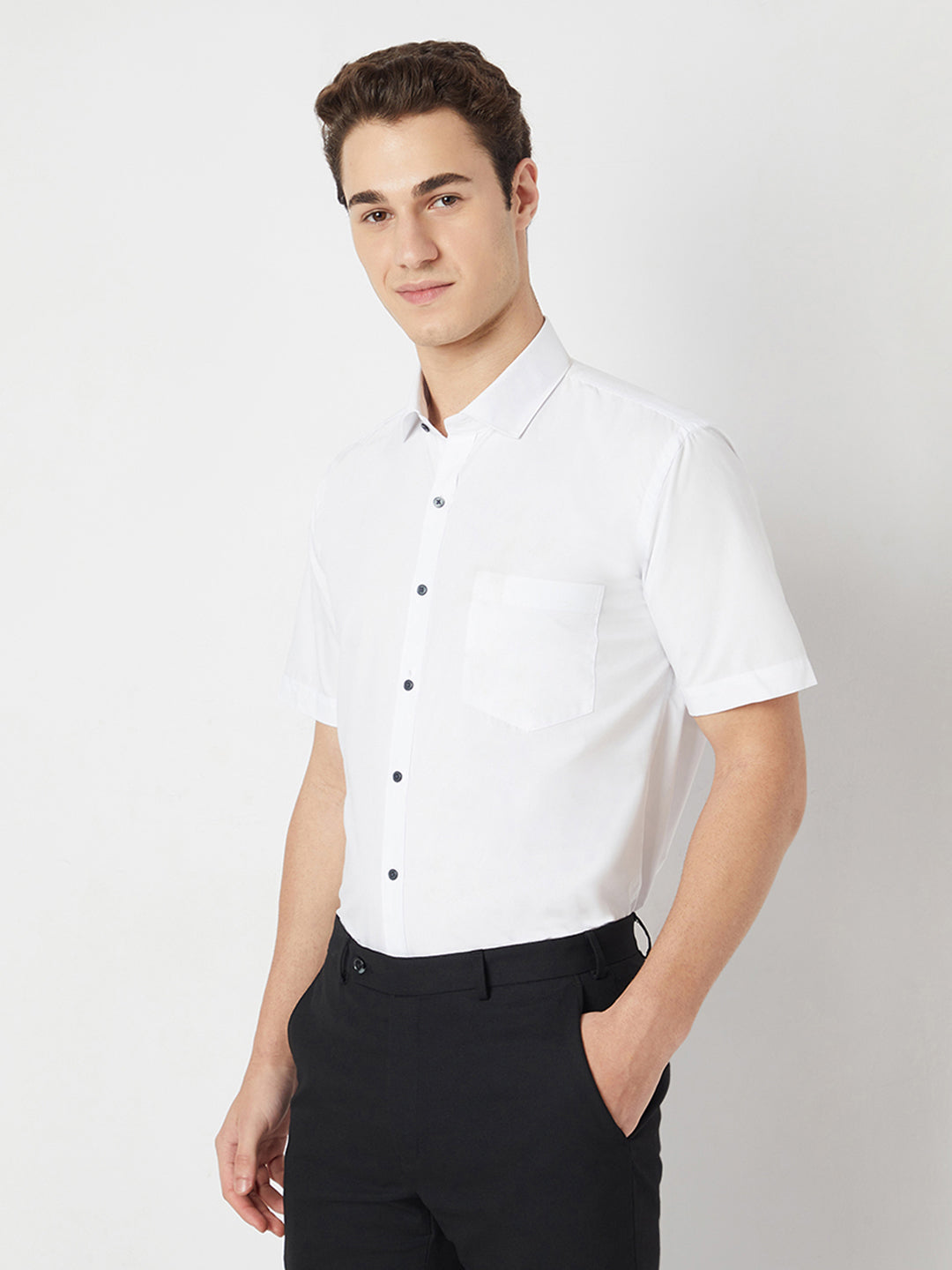 Wrinkle Free Half Sleeve Shirt