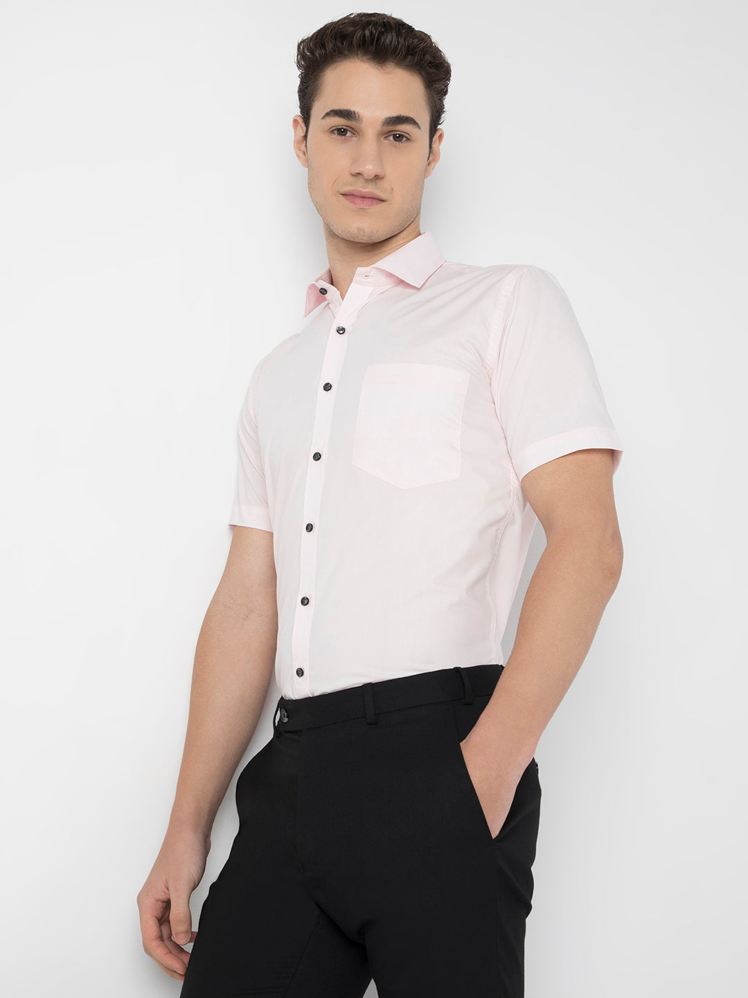 Wrinkle Free Half Sleeve Shirt