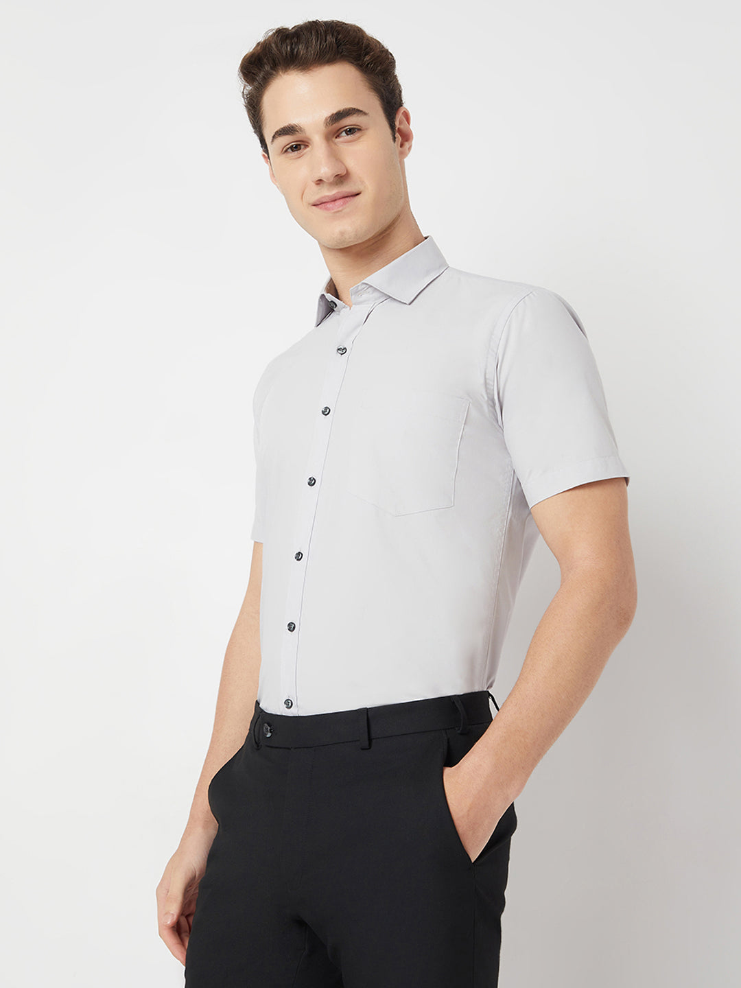 Wrinkle Free Half Sleeve Shirt