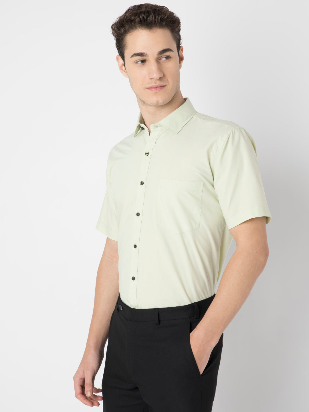 Wrinkle Free Half Sleeve Shirt