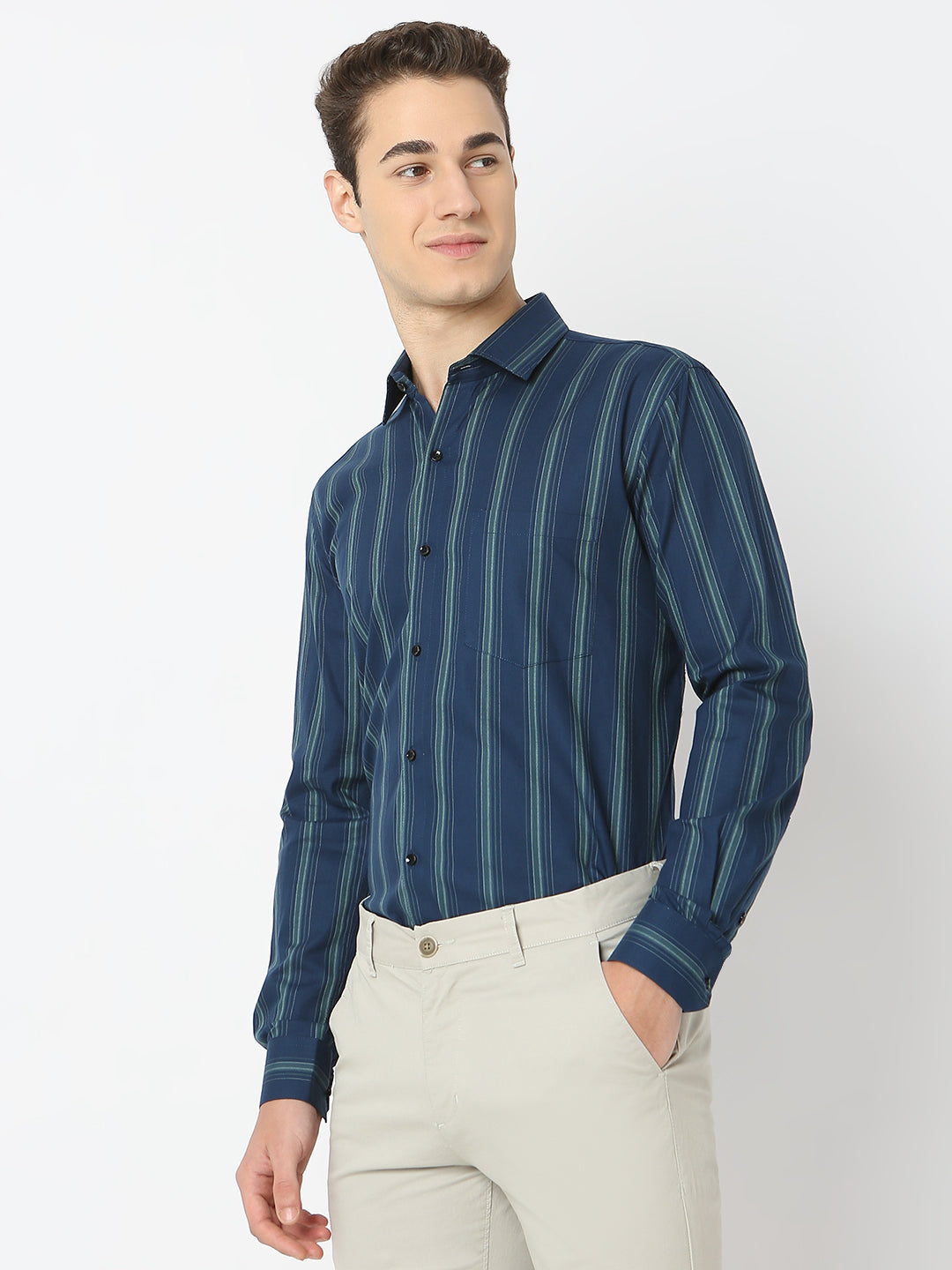 Cotton Striped Shirt