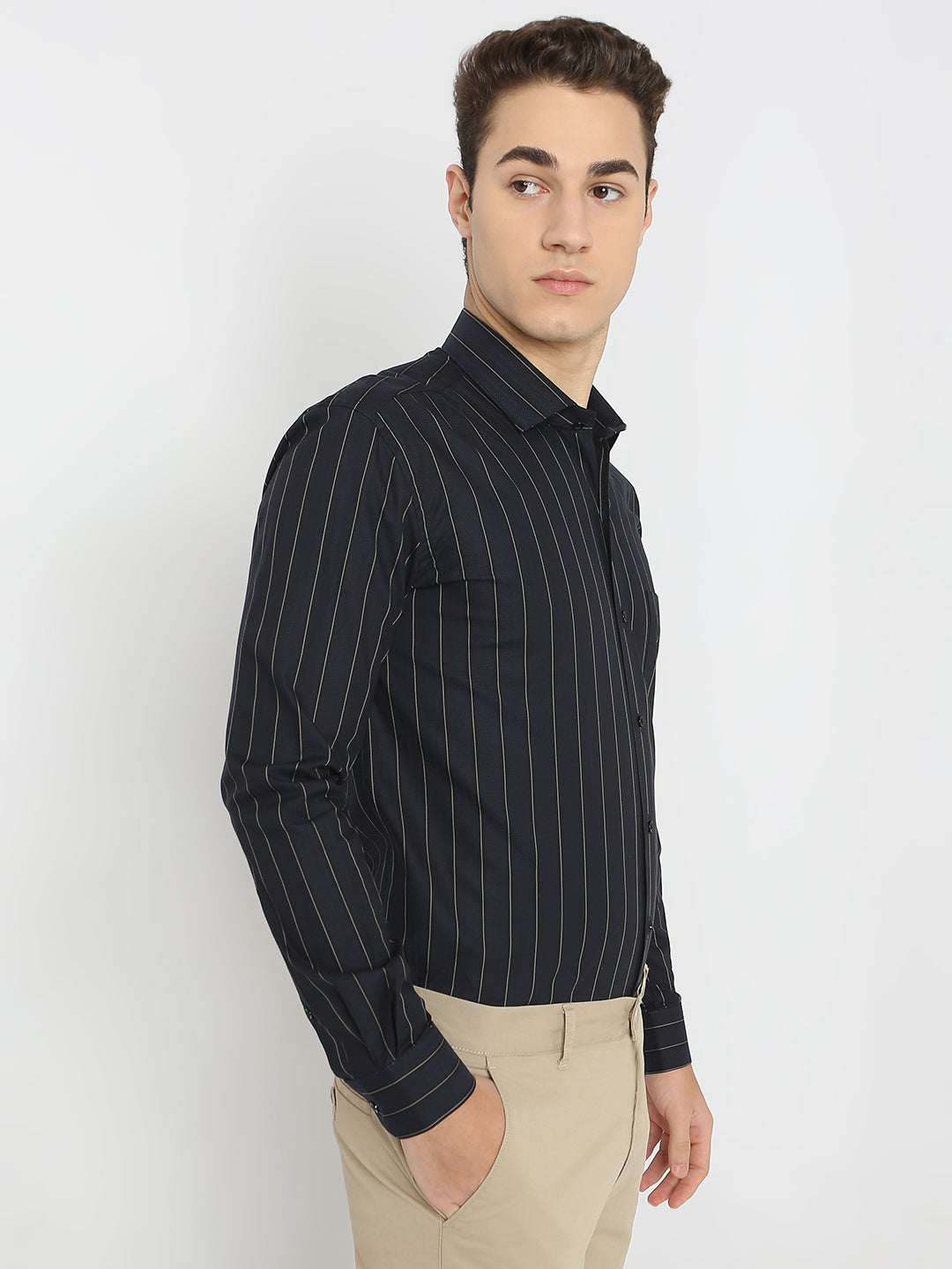 Herringbone Striped Shirt