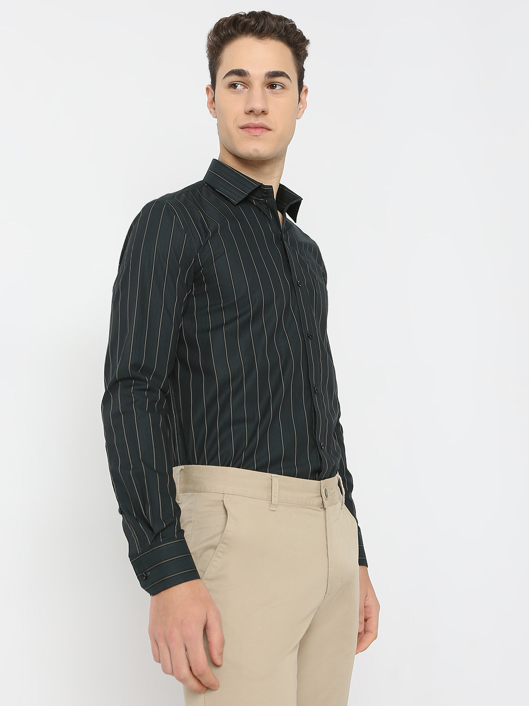 Herringbone Striped Shirt