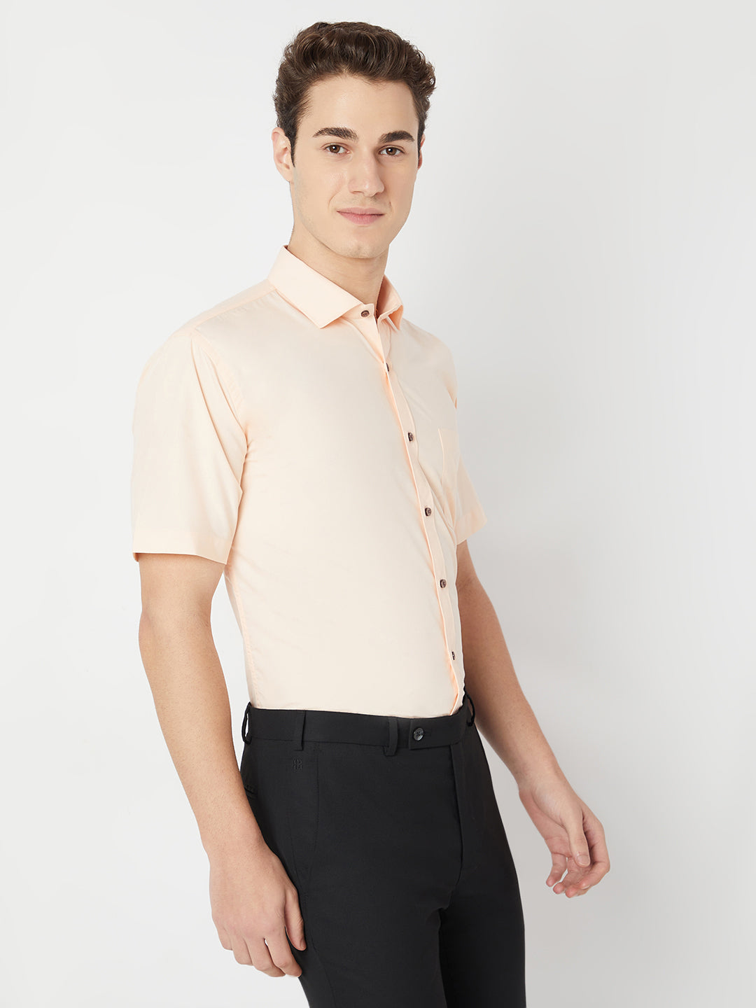 Wrinkle Free Half Sleeve Shirt