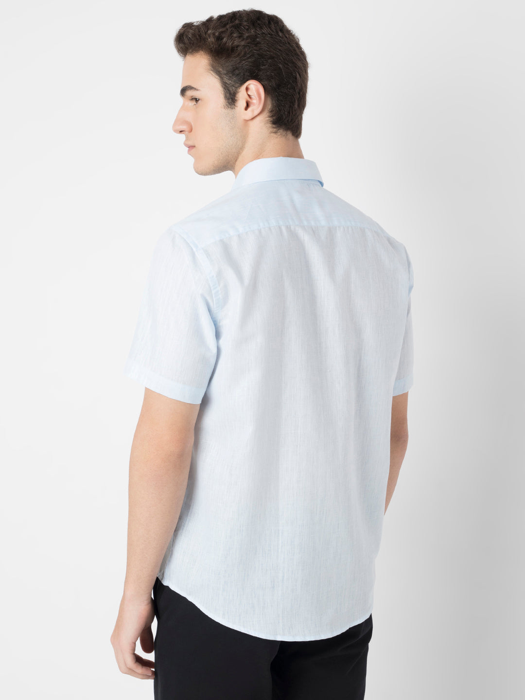 Cotton Linen Half Sleeve Shirt