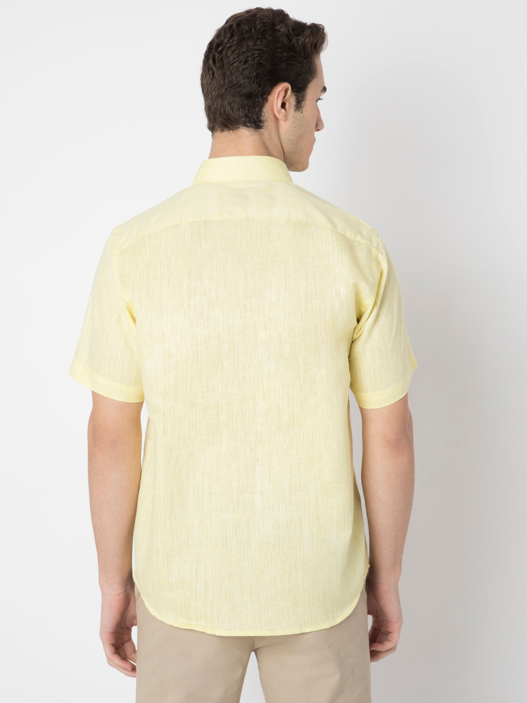 Cotton Linen Half Sleeve Shirt