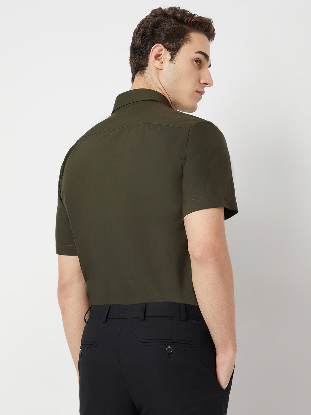 Wrinkle Free Half Sleeve Shirt