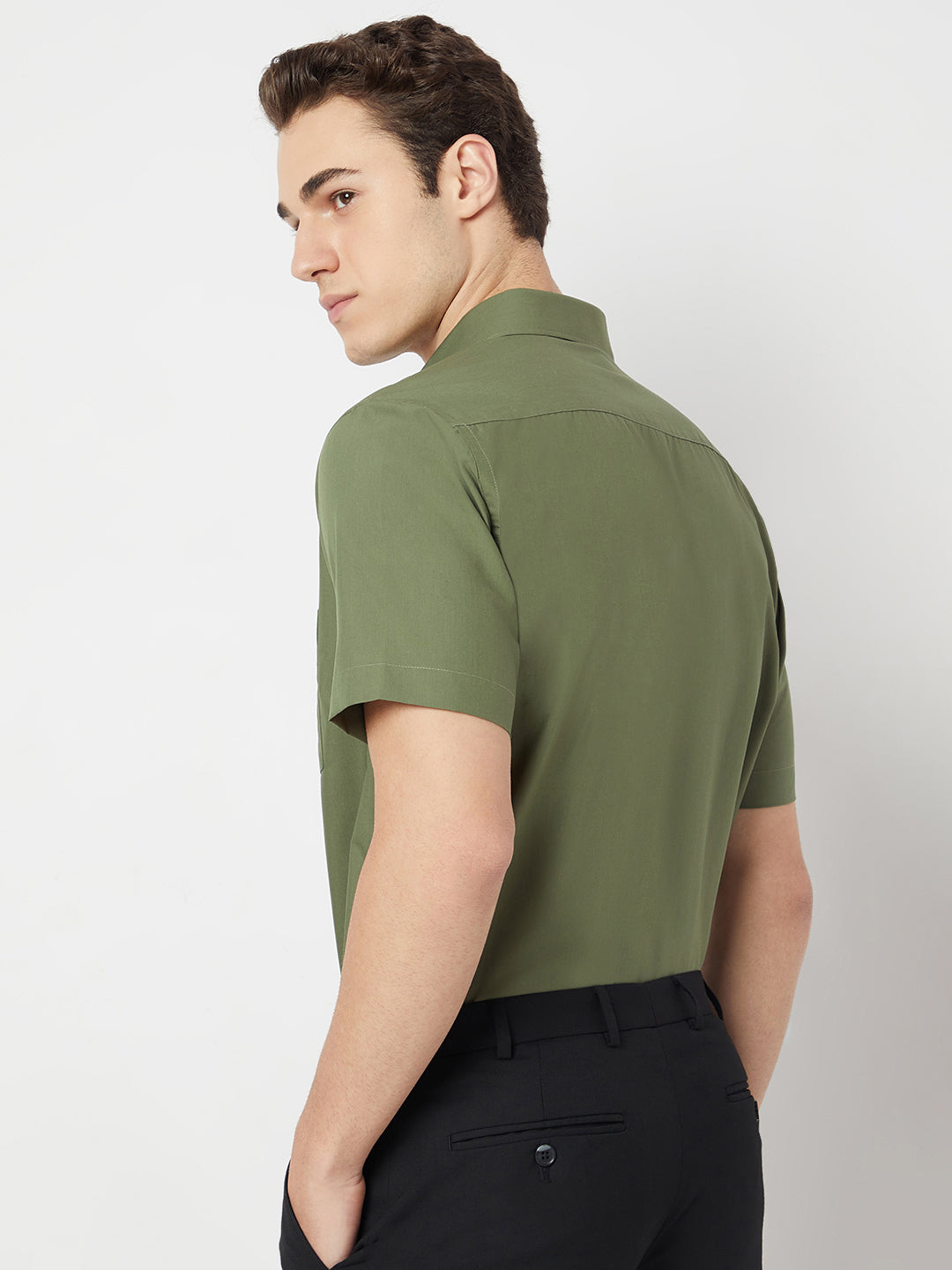 Wrinkle Free Half Sleeve Shirt