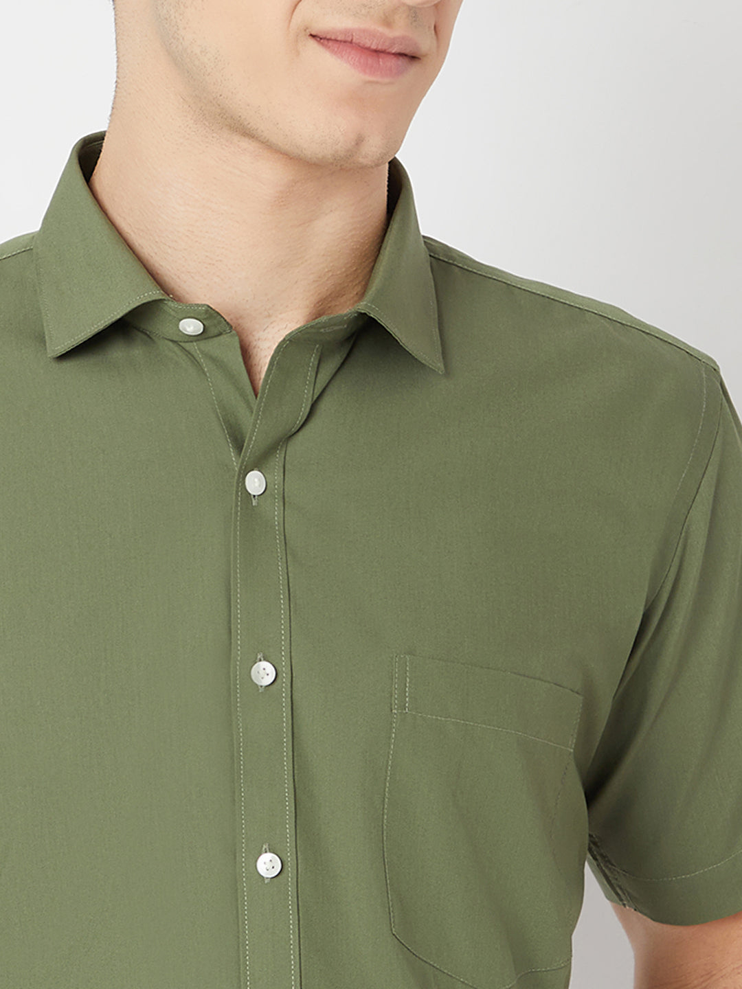 Wrinkle Free Half Sleeve Shirt