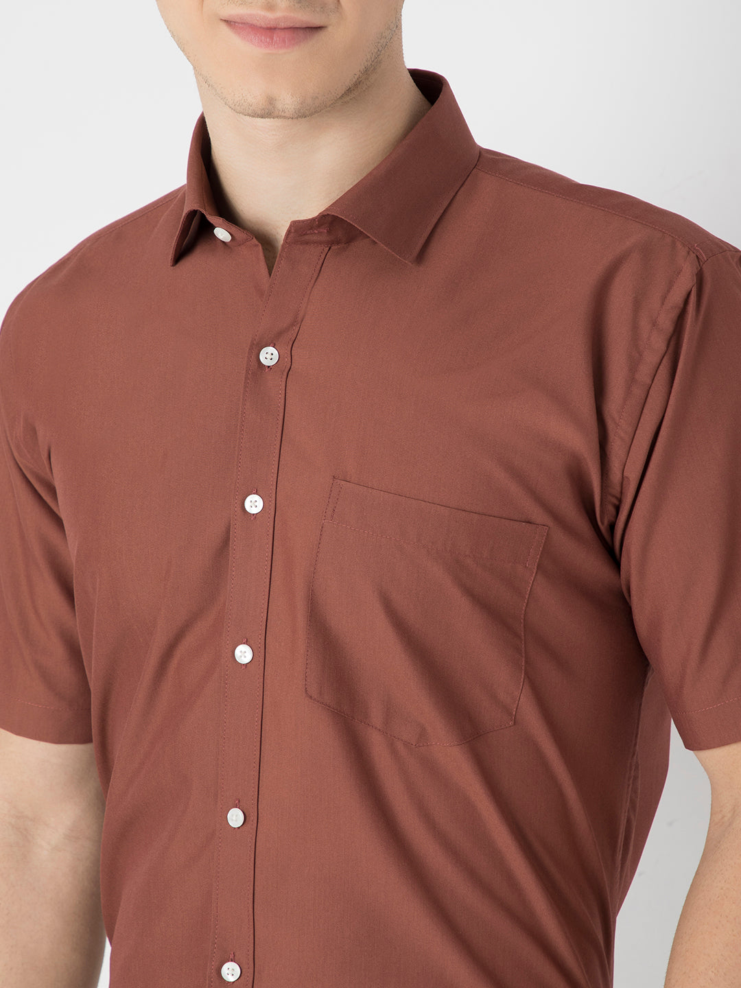 Wrinkle Free Half Sleeve Shirt