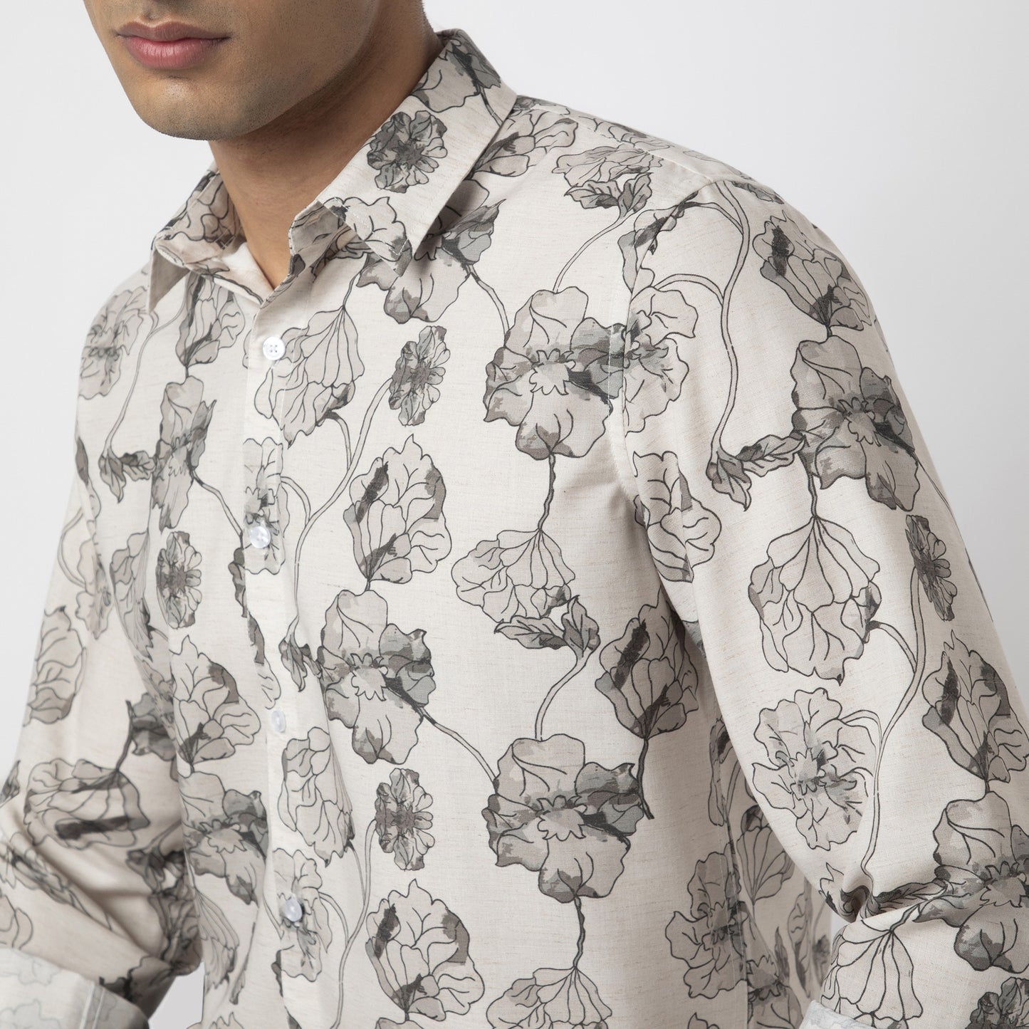 Printed Linen Shirt