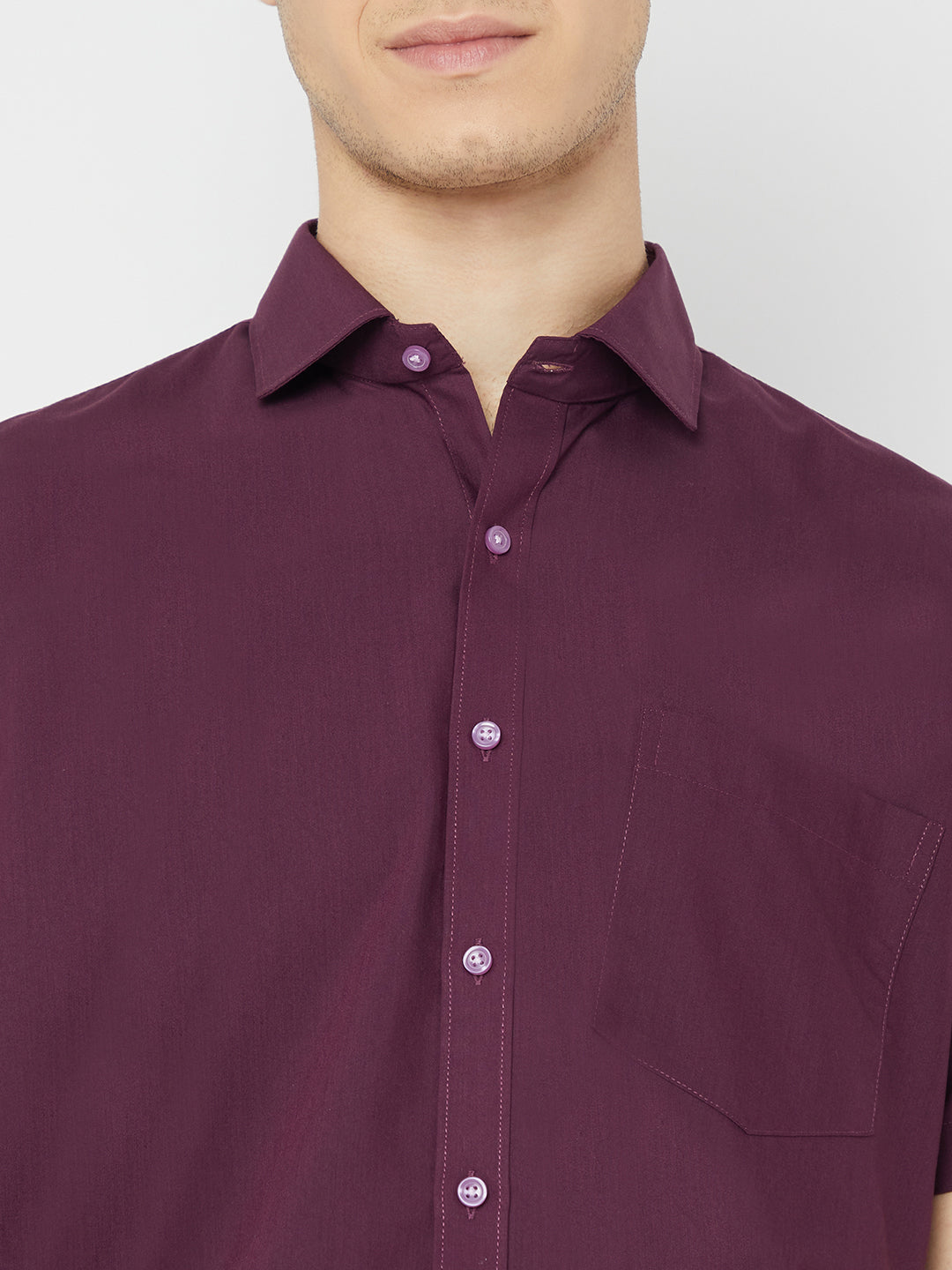 Wrinkle Free Half Sleeve Shirt