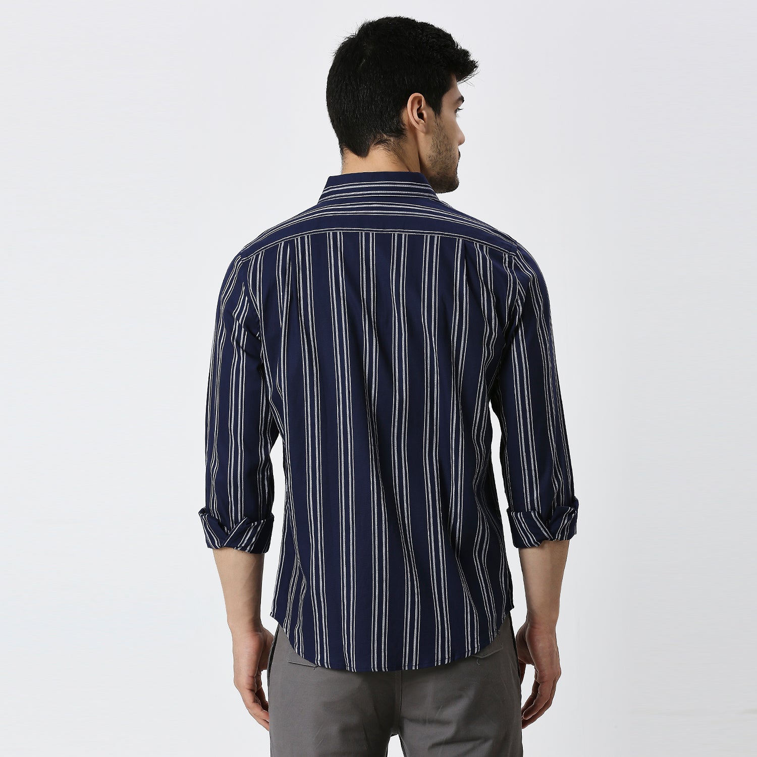 Mens Casual Striped Shirt