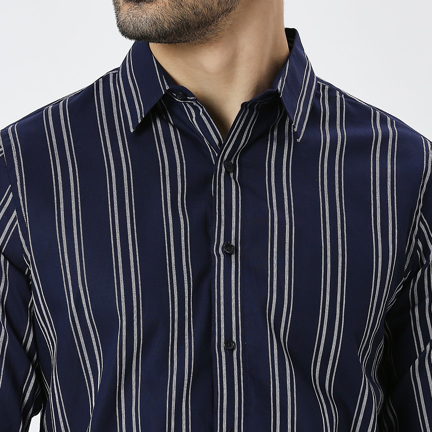 Mens Casual Striped Shirt
