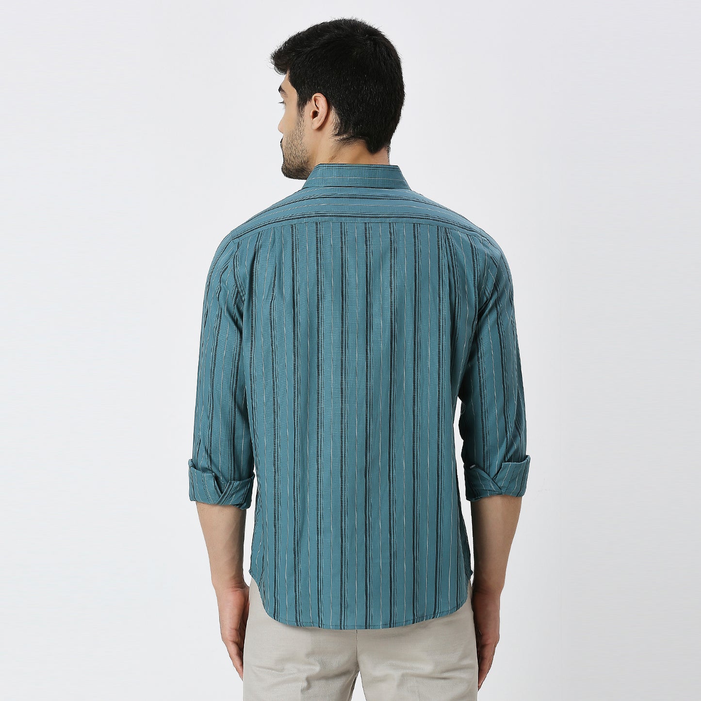 Mens Casual Striped Shirt