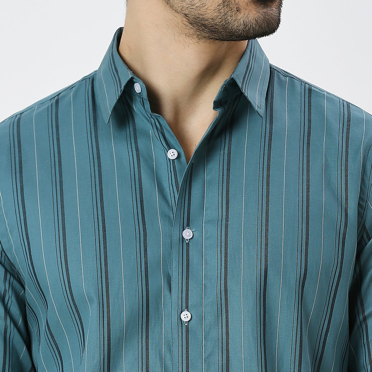 Mens Casual Striped Shirt