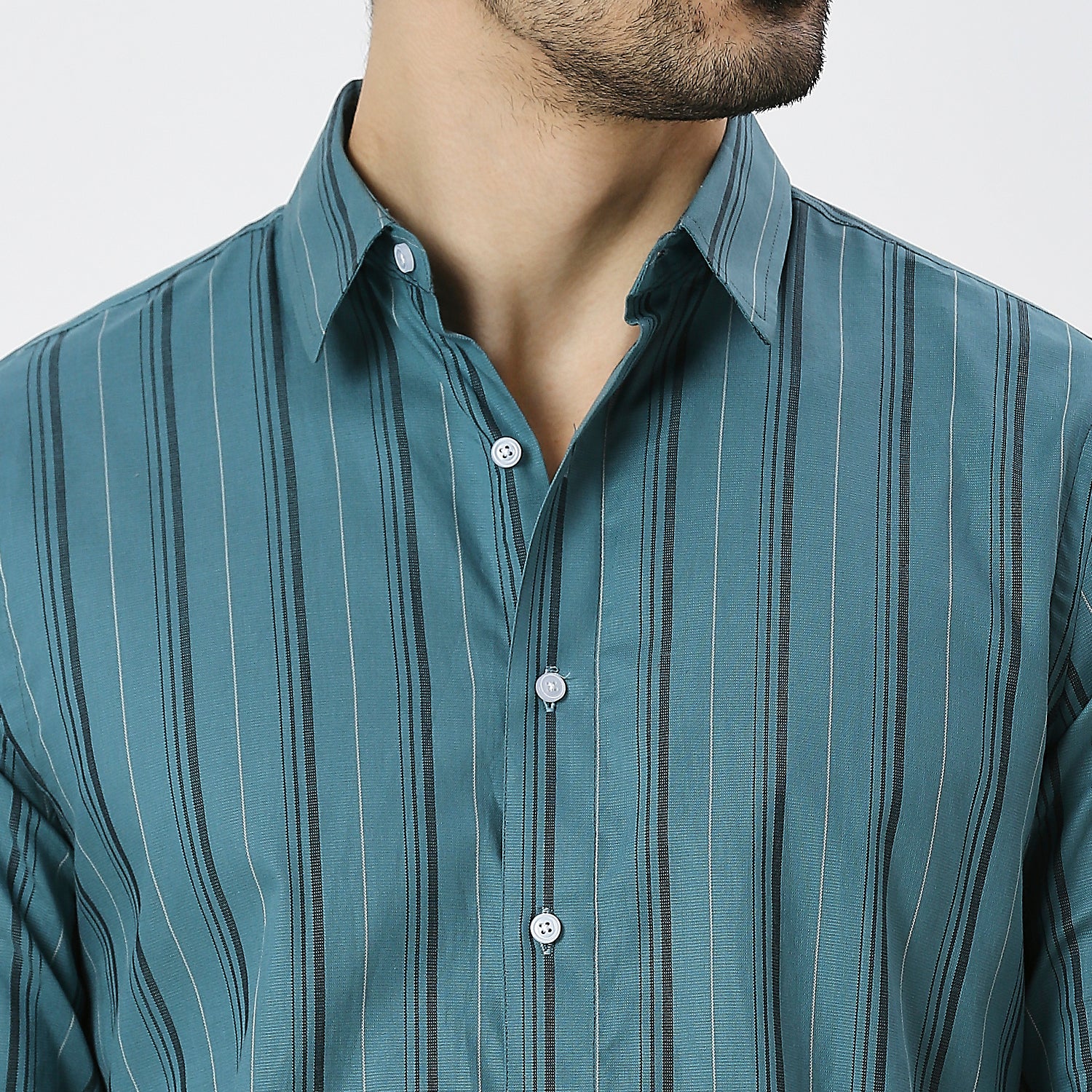 Mens Casual Striped Shirt
