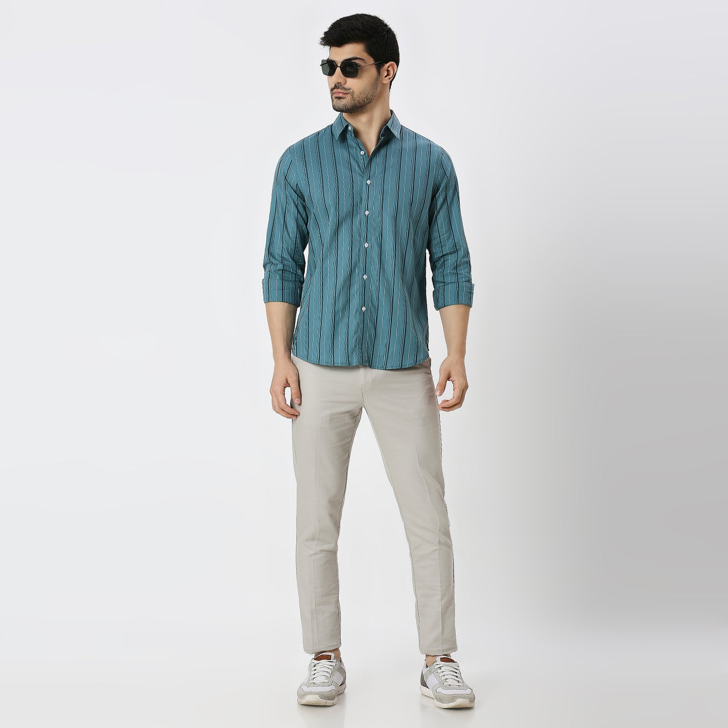 Mens Casual Striped Shirt