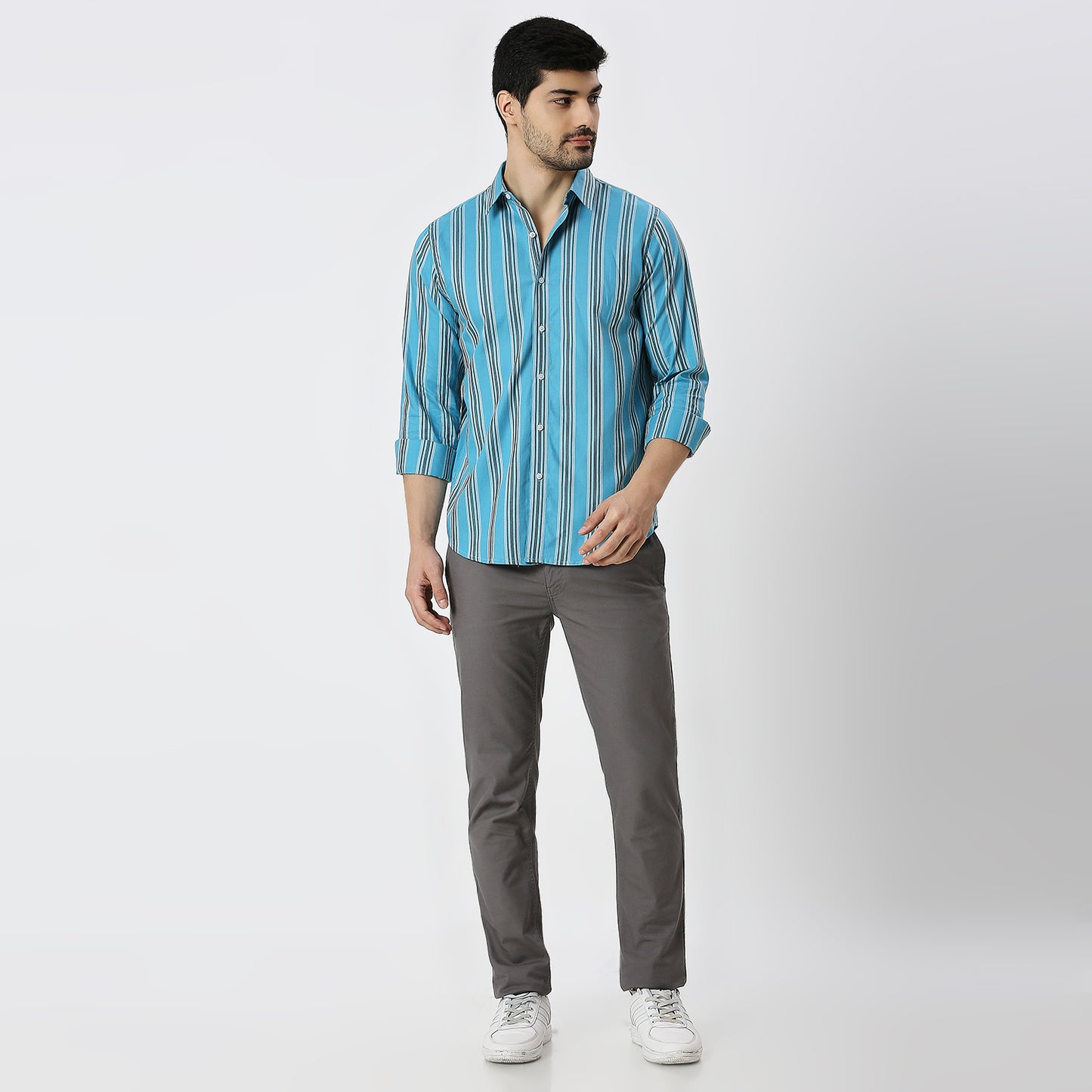 Mens Casual Striped Shirt