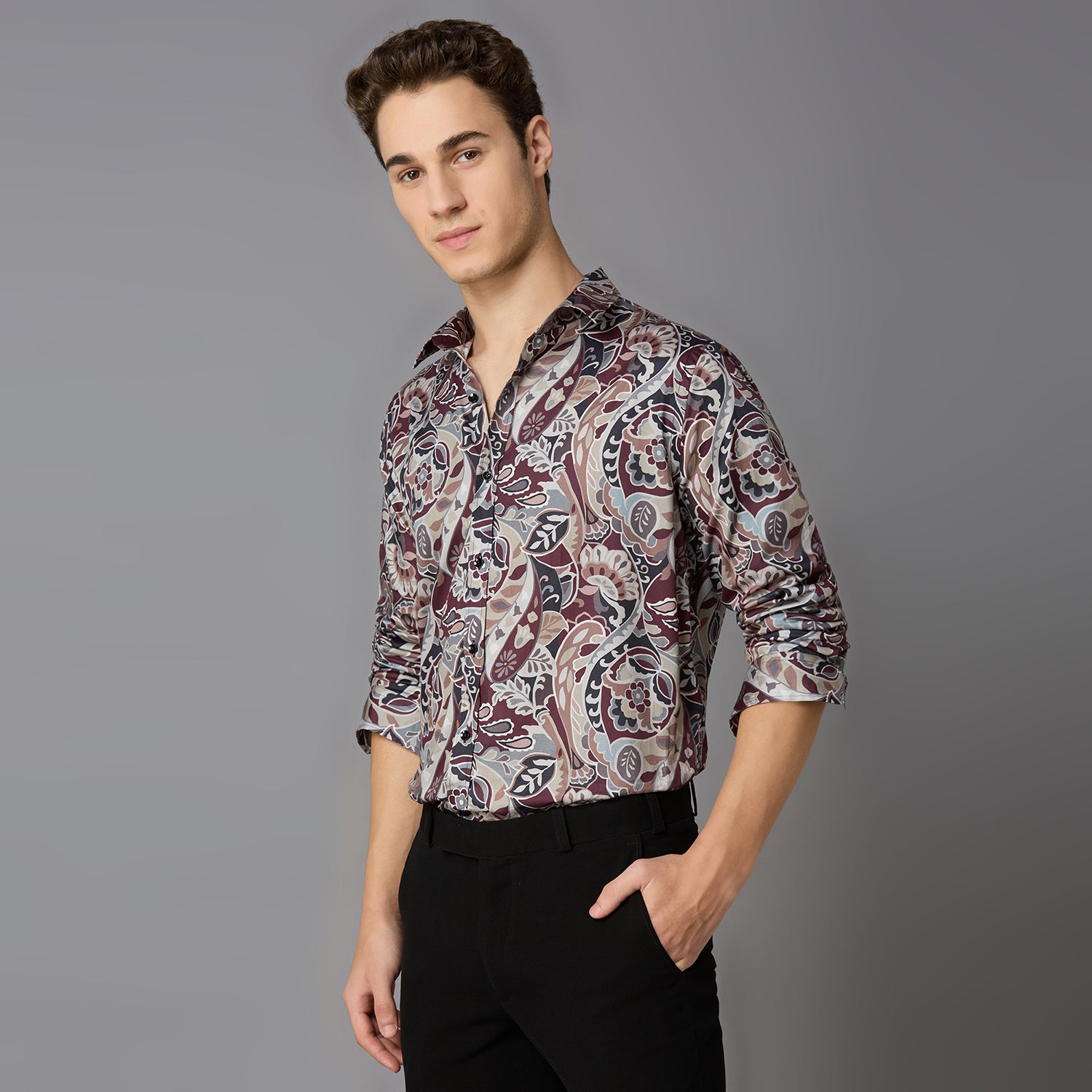 Giza Cotton Printed Shirt