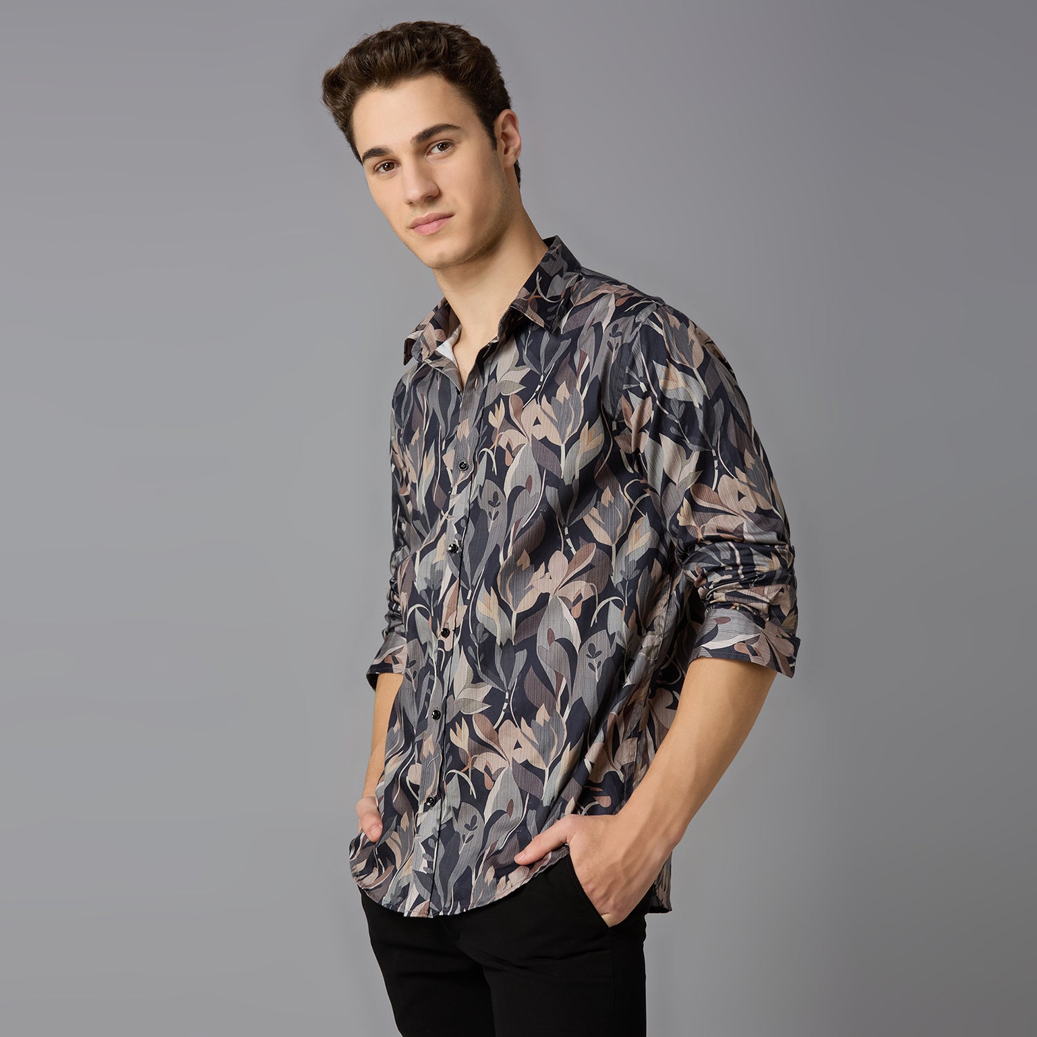 Giza Cotton Printed Shirt