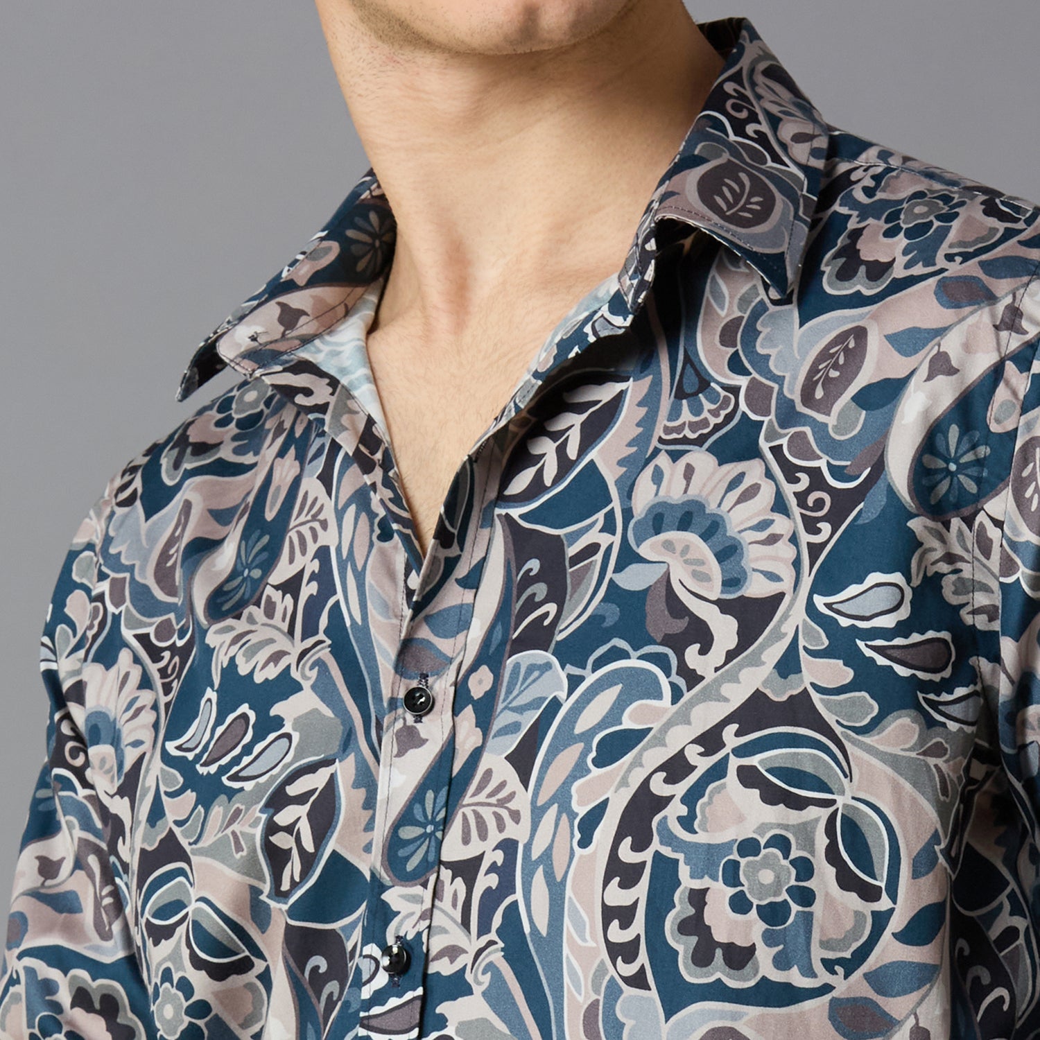 Giza Cotton Printed Shirt