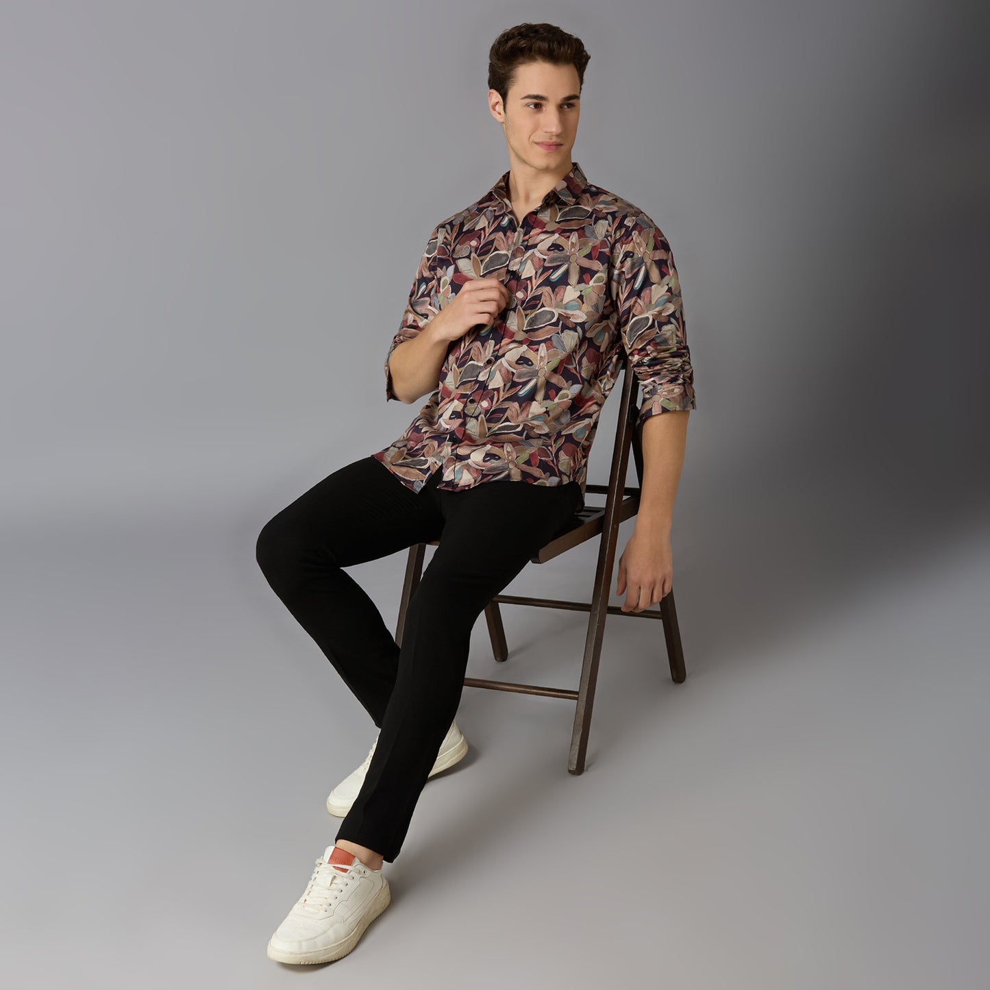Giza Cotton Printed Shirt