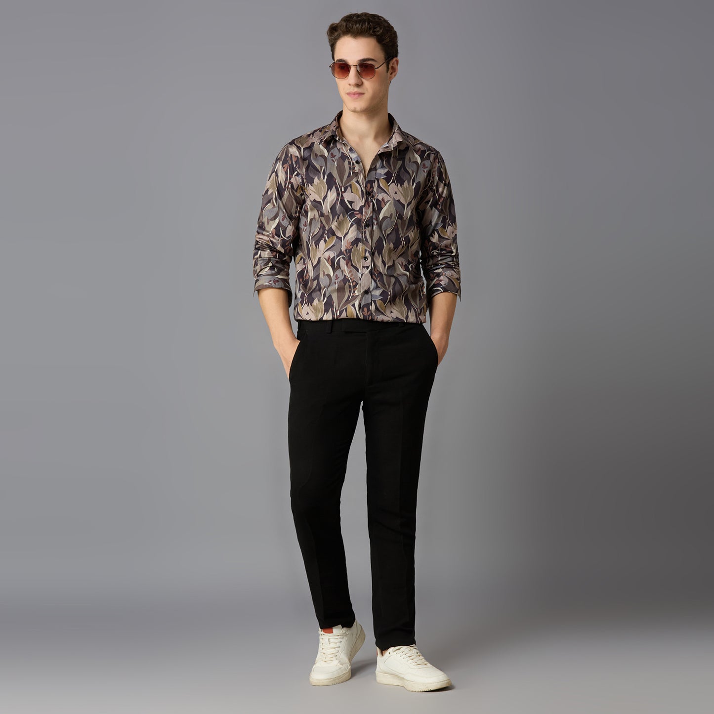 Giza Cotton Printed Shirt