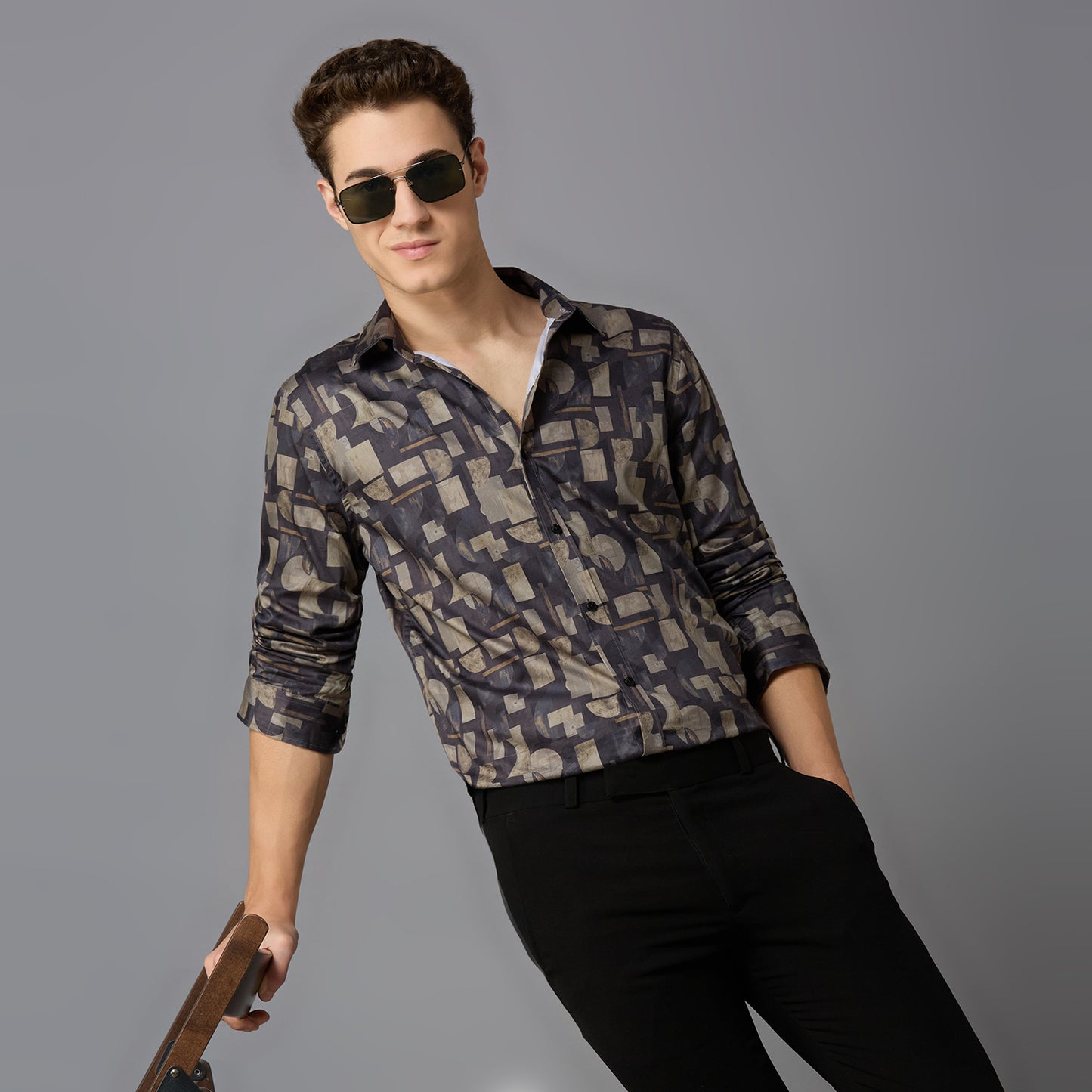Giza Cotton Printed Shirt