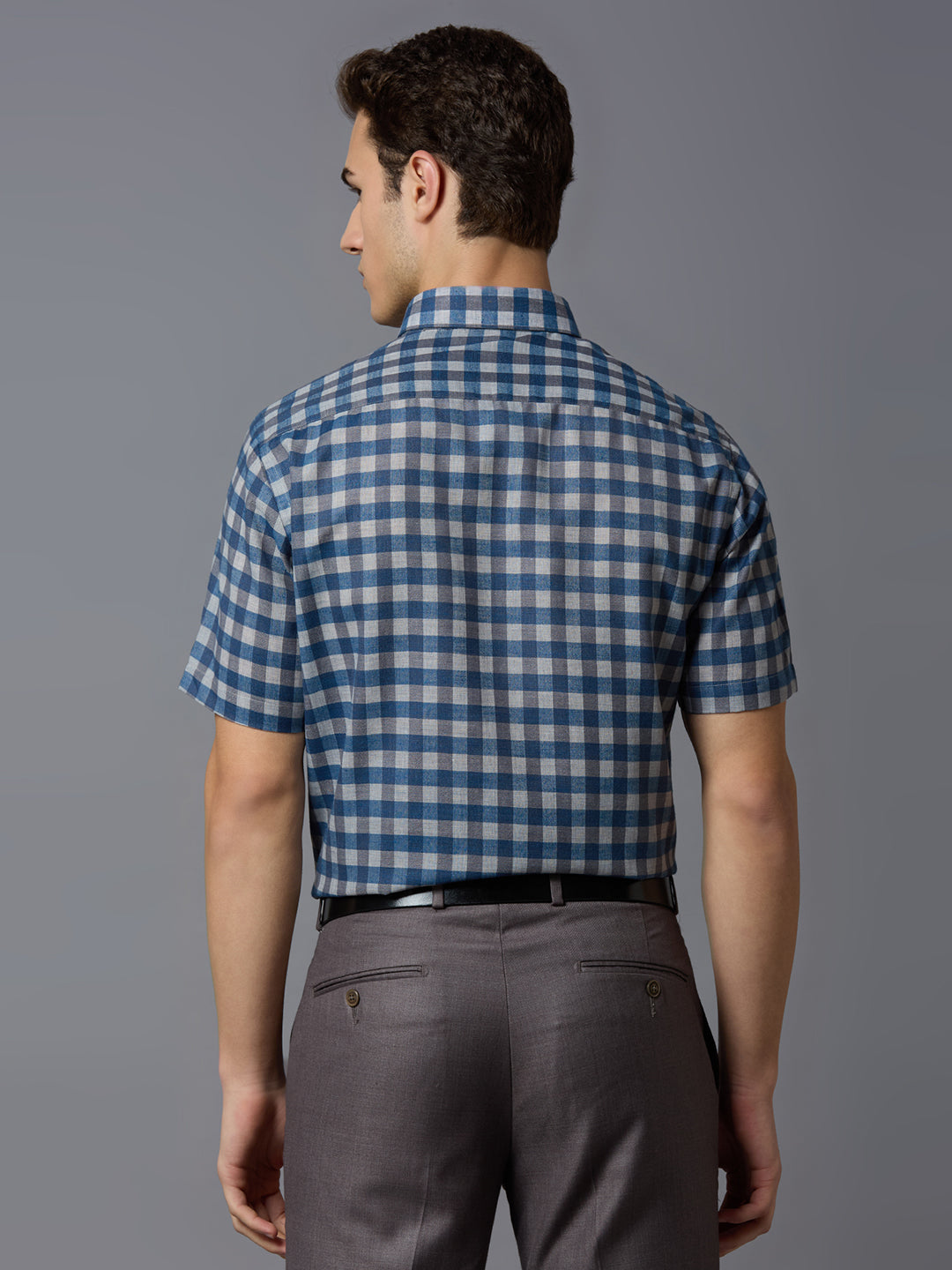 Half Sleeve Checks Shirt