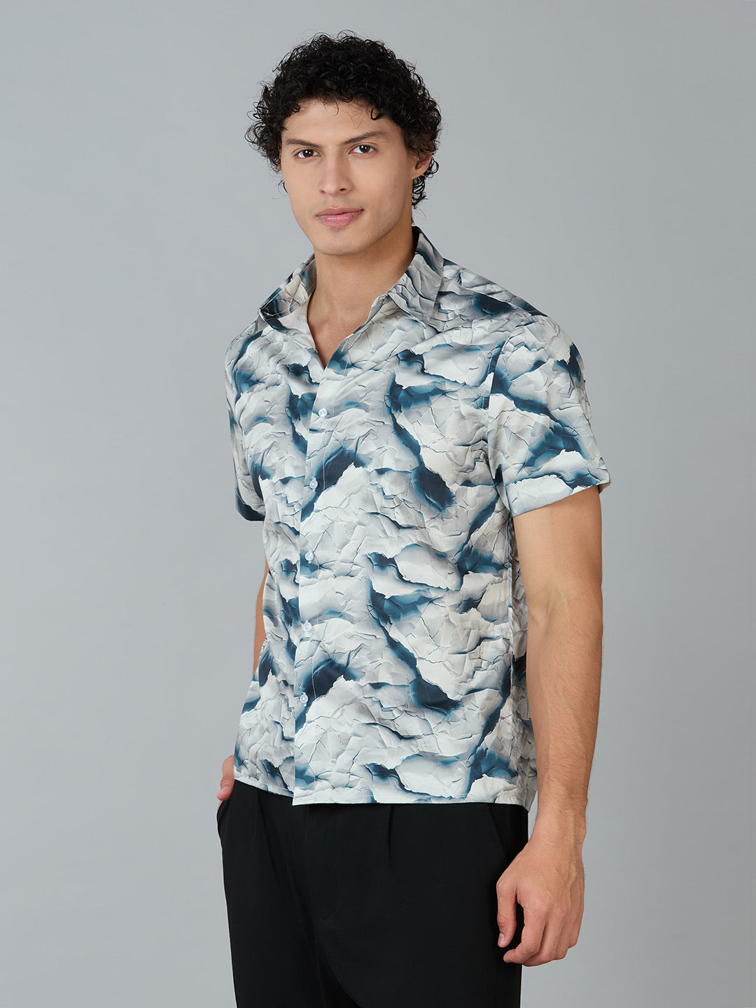 Luxury Digital Print Shirt
