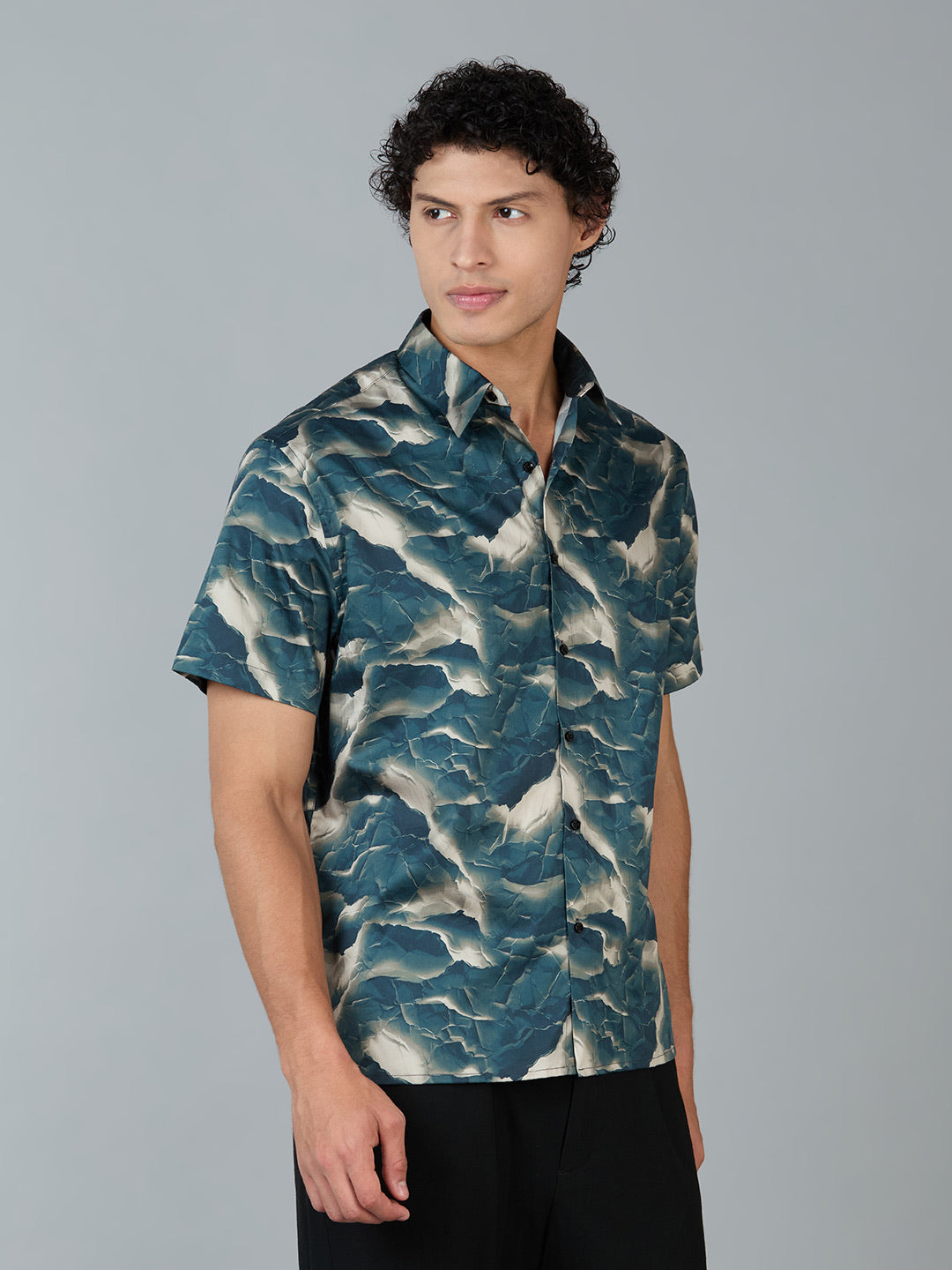 Luxury Digital Print Shirt