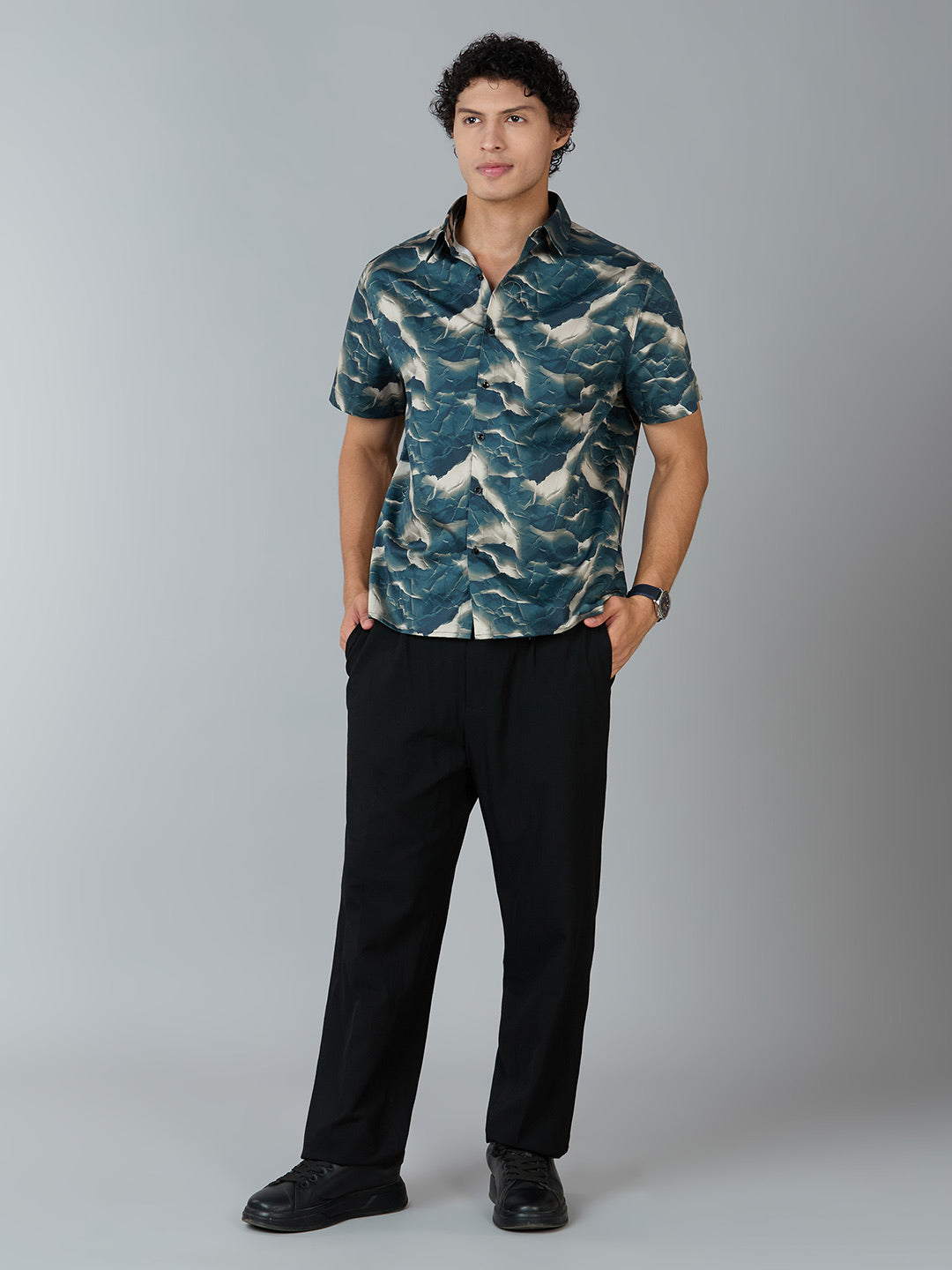 Luxury Digital Print Shirt