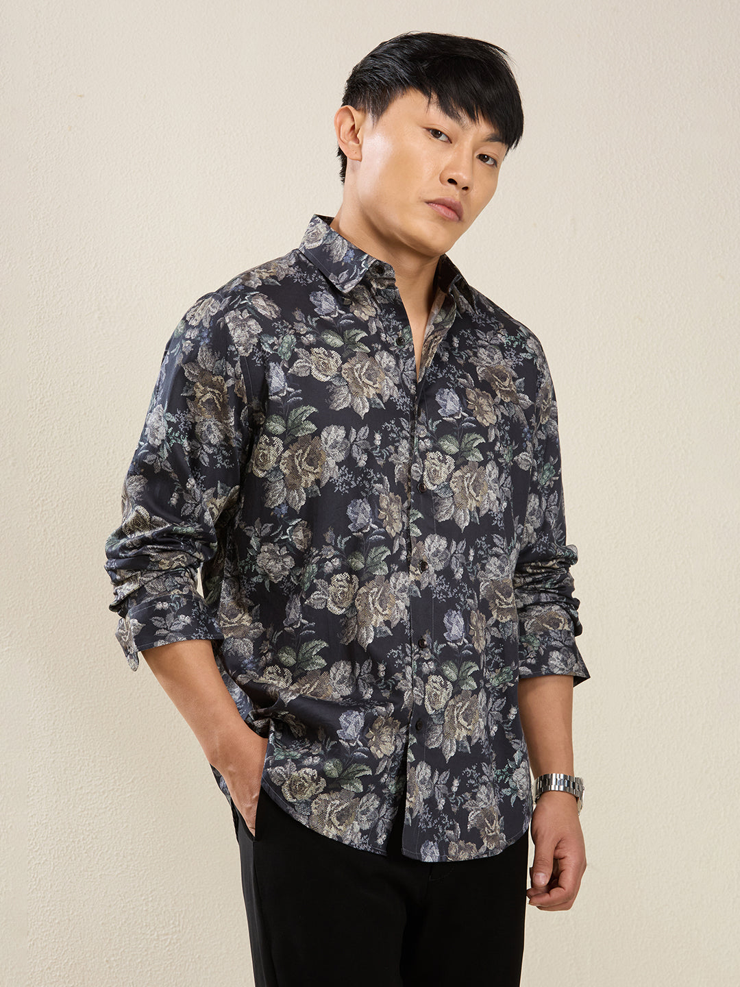 Giza Cotton Printed Shirt