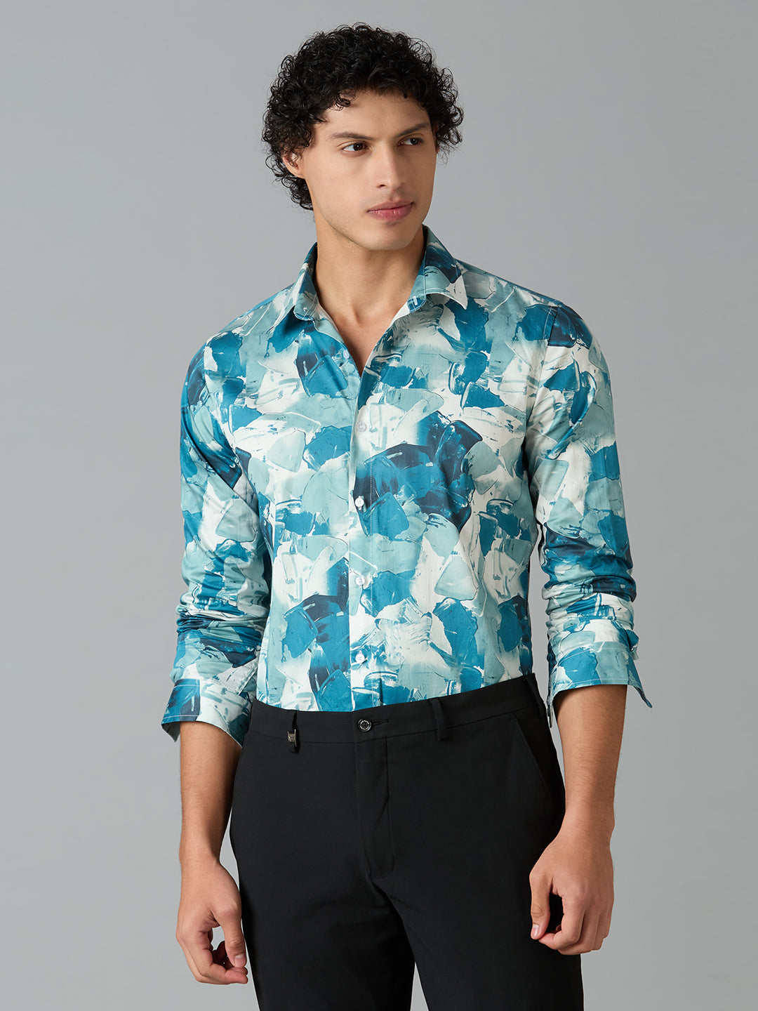 Giza Cotton Printed Shirt