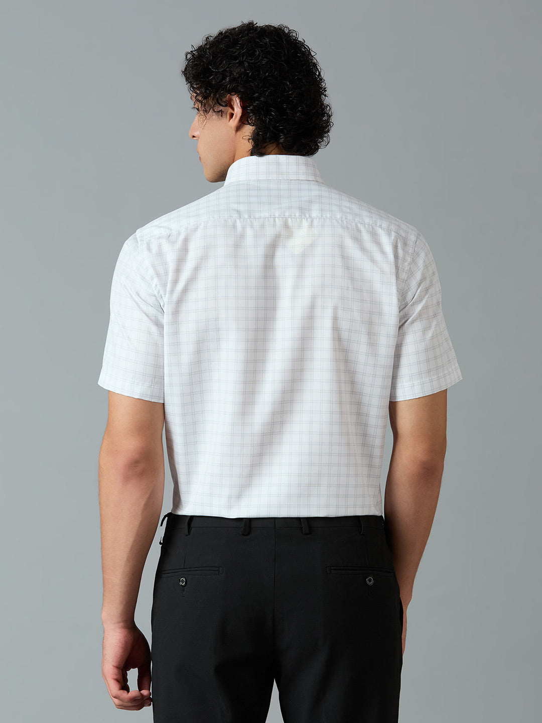 Short Sleeve Checkered Shirt
