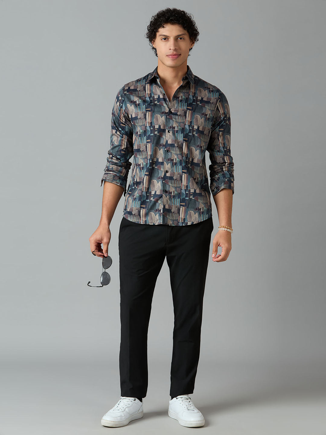 Giza Cotton Printed Shirt