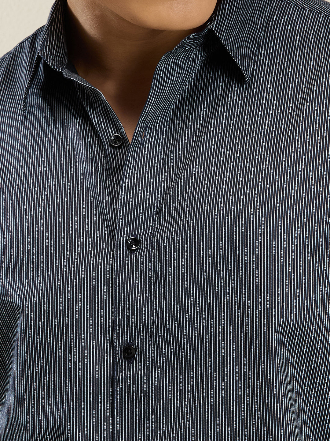 Men's Slim Fit Cotton Casual Shirt