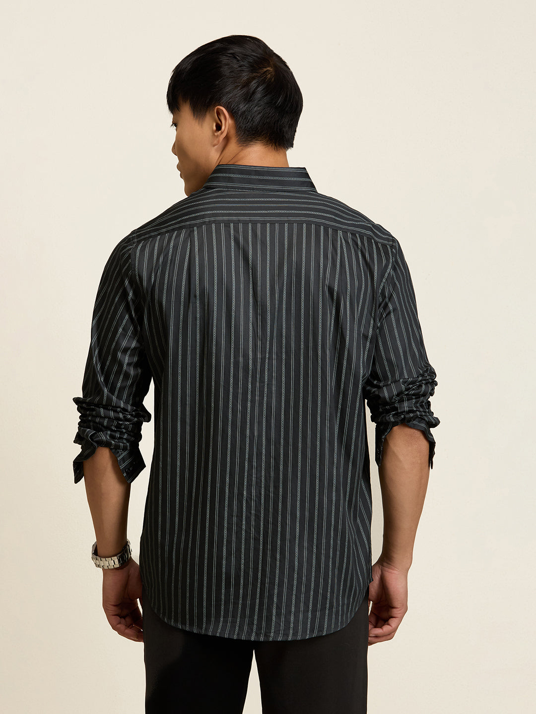 Olive Crest – 100% Cotton Slim Fit Shirt